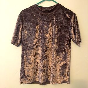 Shein Crushed Velvet Tee